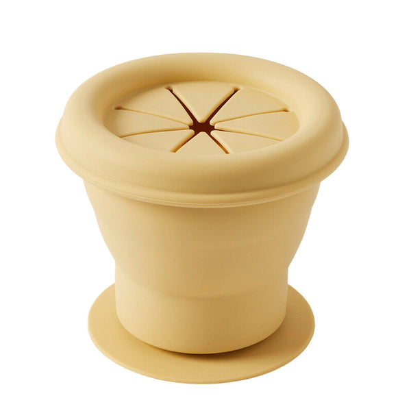 HENNY SILICONE COLLAPSIBLE SNACK CUP - LEMON
