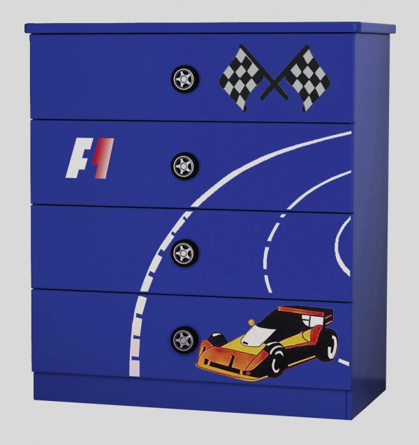 F1 Racer Chest Of Drawer-4D